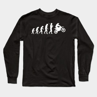 evolution motocross for every motorcyclist Long Sleeve T-Shirt